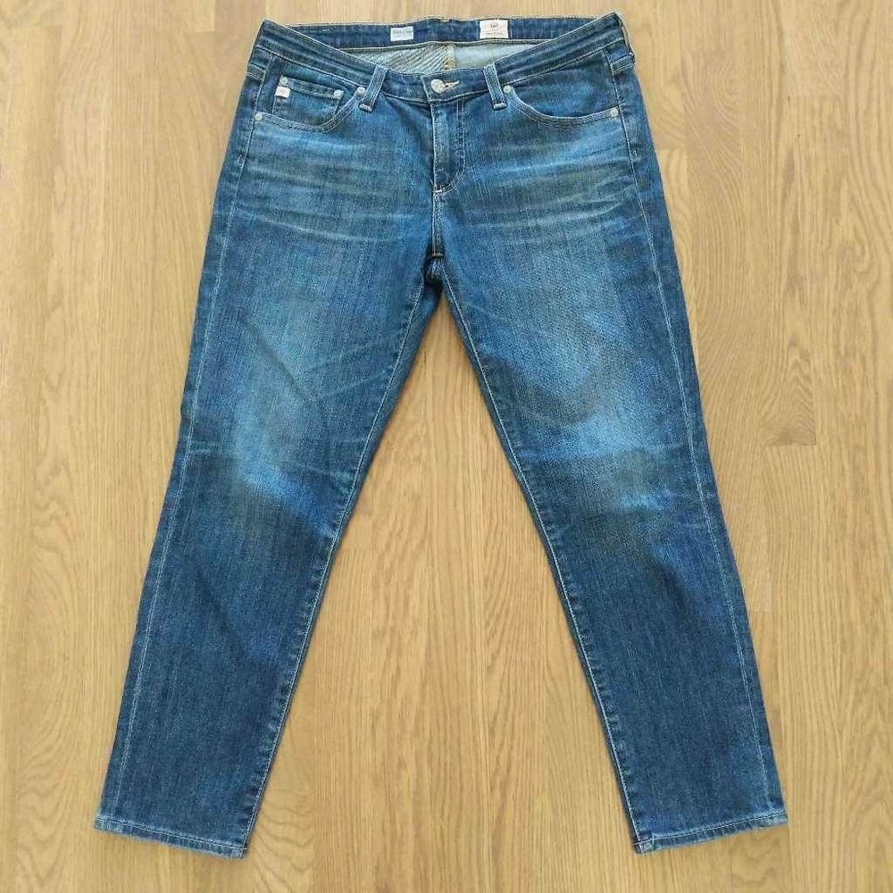 Ag Adriano Goldschmied Womens Stilt Crop Cigarette Crop Skinny Denim 30R